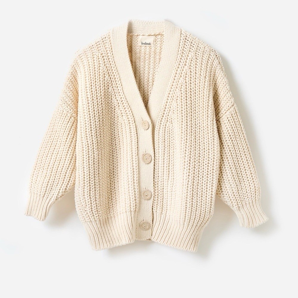 Babaa cardigan no18 natural